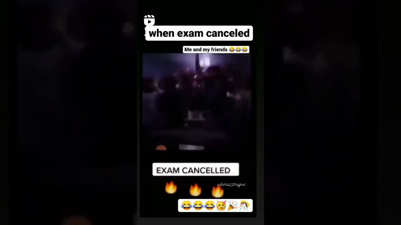Exam cancelled funny jokes