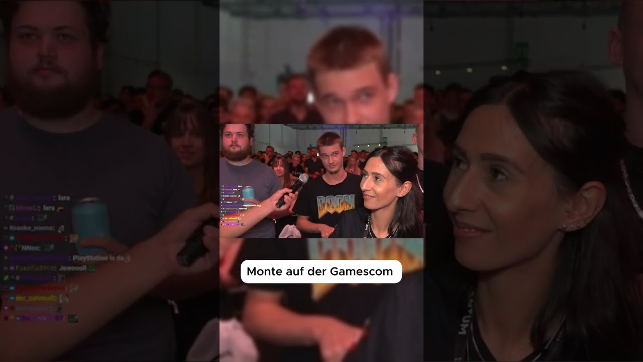 Monte auf der Gamescom