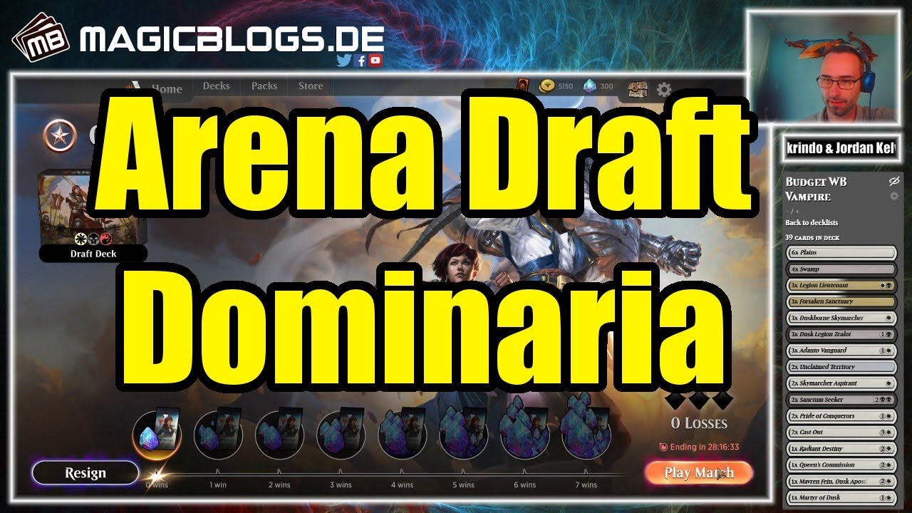 MTG Arena Quick Draft Dominaria YouTube