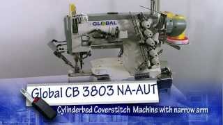 GLOBAL CB 3803 - 56 NA - AUT - Narrow arm chainstitch sewingmachine for the knitwear industry
Visit our website: https://www.globalsew.com
CB 3803-56 NA-AUT High speed, top and bottom cover, small cylinderarm, chainstitch machine with fully automatic lubrication and differential feed. The machine is equipped with lower and uppper thread trimmer,presserfoot lift (all pneumatic).
siruba chainstitch machines with cylinderarm, singer, juki MF 7800, yamato cylinderarm chainstitch machines with top cover, kansai W8103, pegasus interlock sewing machines, renown, consew, sunshine chainstich machines. Coverstich sewing machines.
maquinas interlock cama cilindrica, maquinas recubrir de base cilindrica, Zylinderbett Ueberdecknaht Naehmaschinen, macchine da maglieria, macchine a punto catanella, machines interlock, machines a coudre recouvreuse, machines a coudre a tricoter, machines a coudre a cylindre collerette, tricot machines, naaimachines voor de tricotage industrie, sewing polos with a sewing machine, GLOBAL CB 3803 - 56 NA - AUT - Narrow arm chainstitch sewingmachine for the knitwear industry