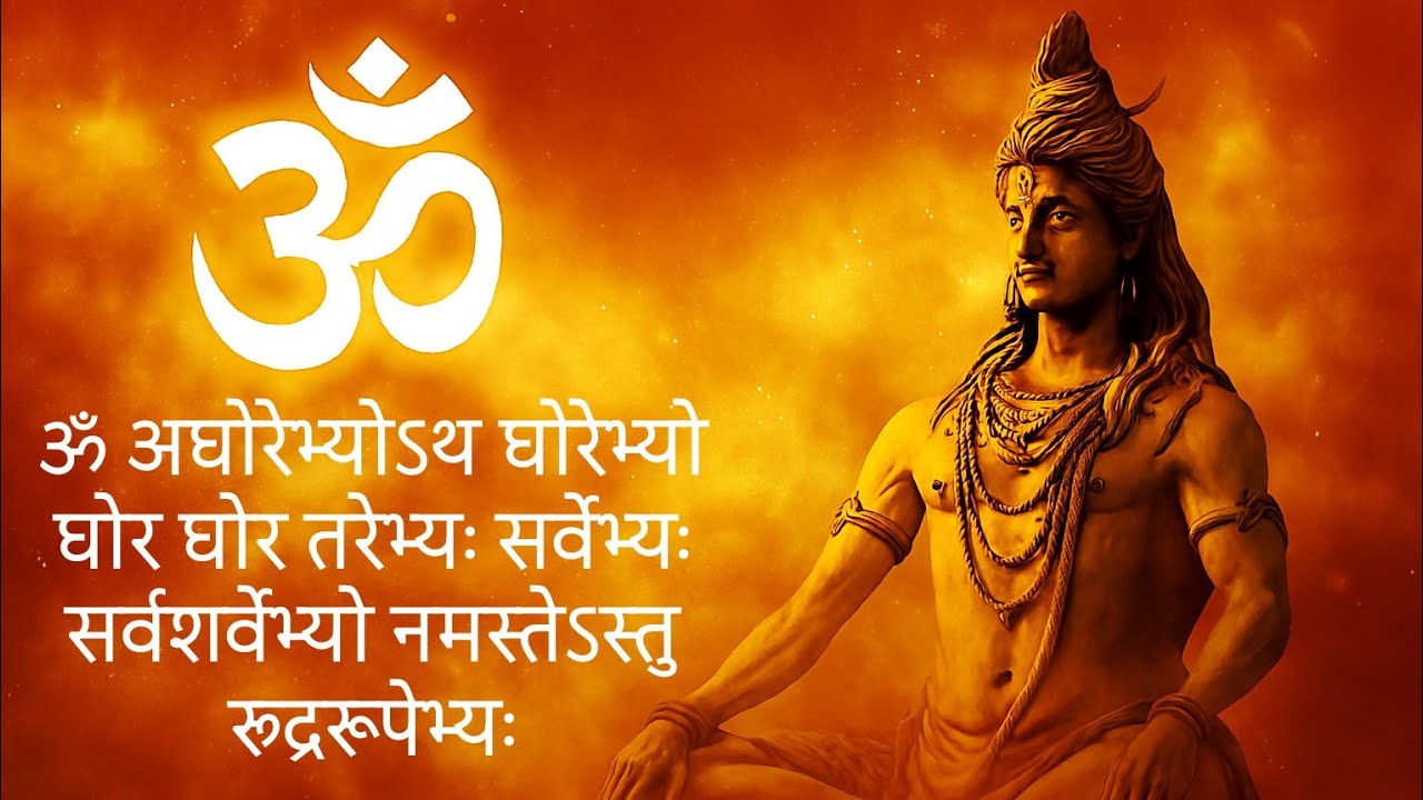 ॐ अघोरेभ्यो मंत्र | Aghora Rudra Mantra for Divine Protection & Energy ...