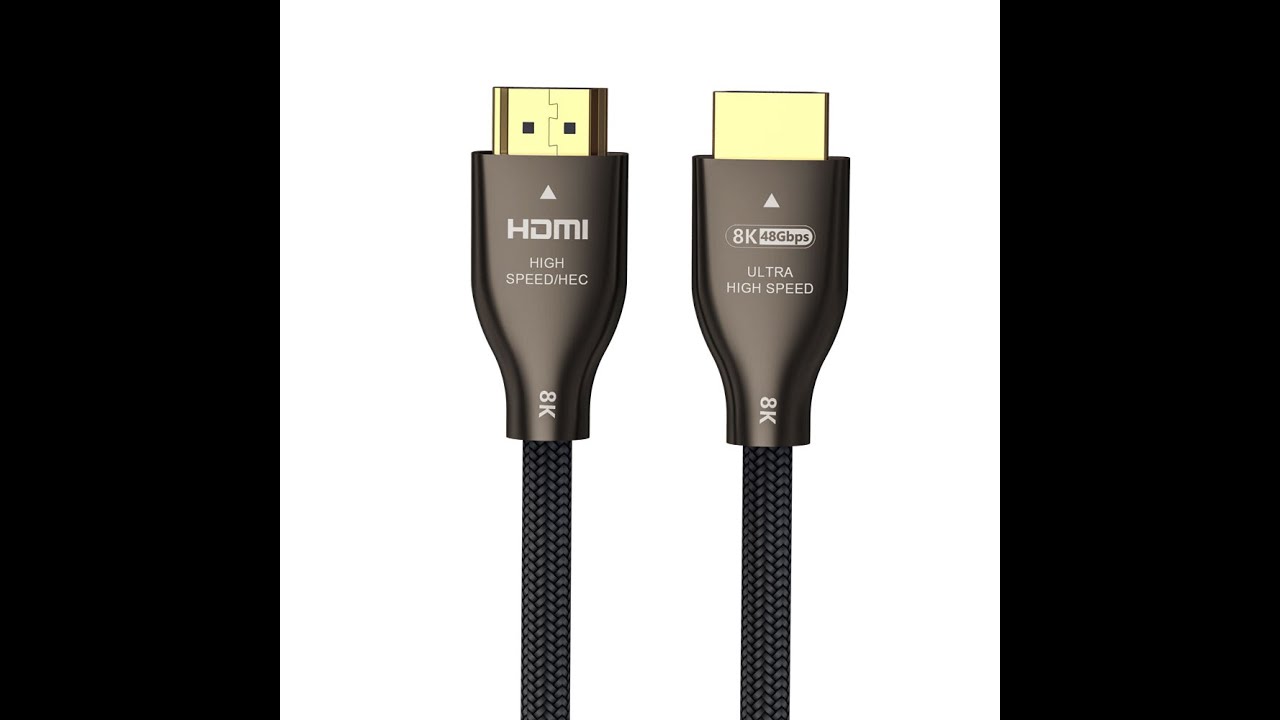 Occ cable high speed 8k hdmi cable version 2 1 48gbps youtube