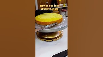 how to cut cake sponge Layers #shortvideo #cakecutting #viralreels