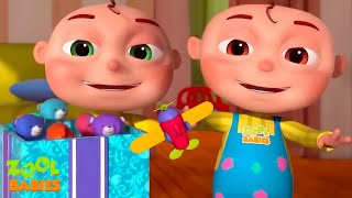 Zool Babies Playing With Toys Song Nursery Rhymes For Kids Zool Babies Songs