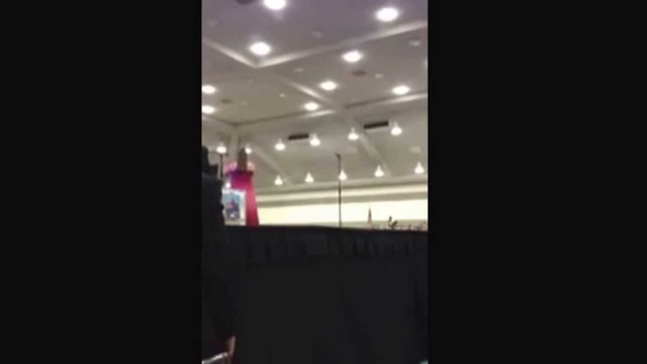 PGWA Kristina singing "What a Wonderful World" at Supreme Assembly