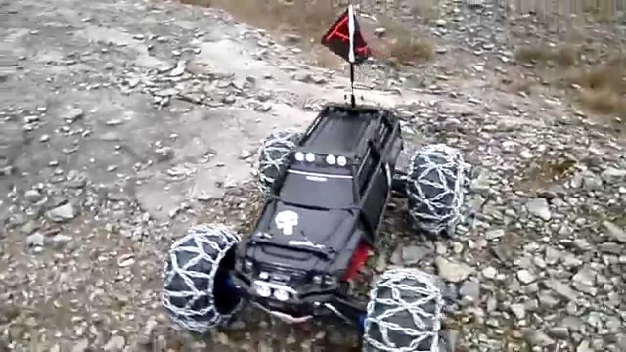 Rc Snow Chain RC Scale 1/8 MRC Summit Snow Chain Crafter ! Ready for ice and snow ...