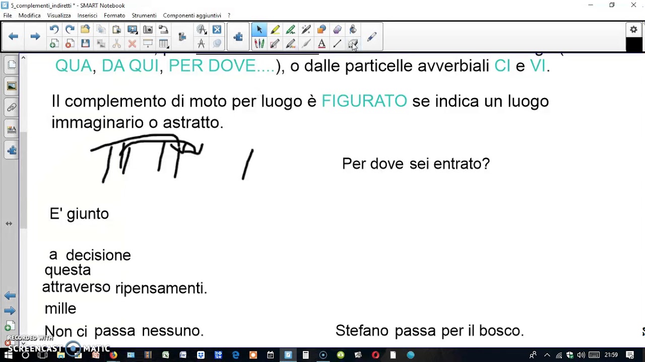 può indicare moto da luogo