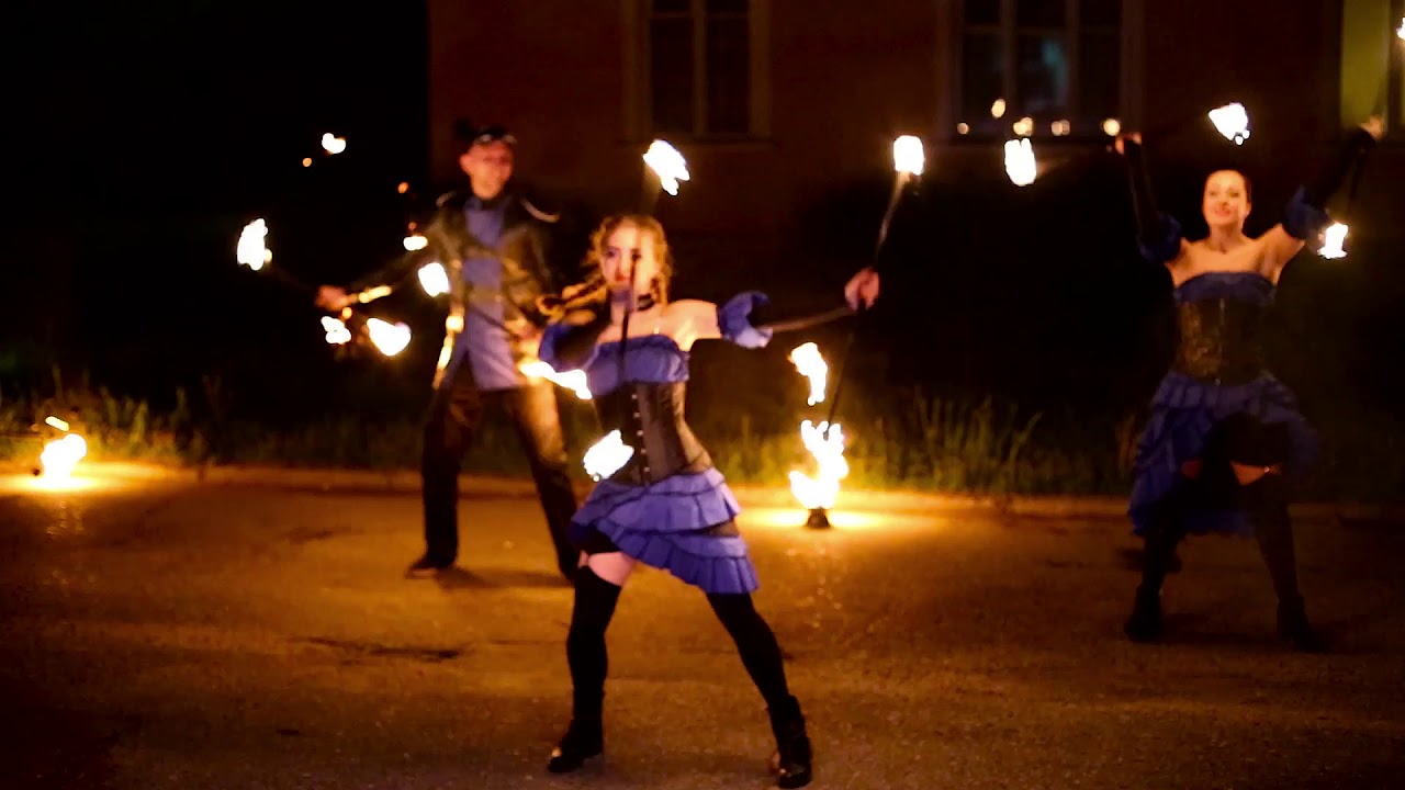 Параллельная съемка с двух камер: Canon 600D & Canon 6D (fire show)