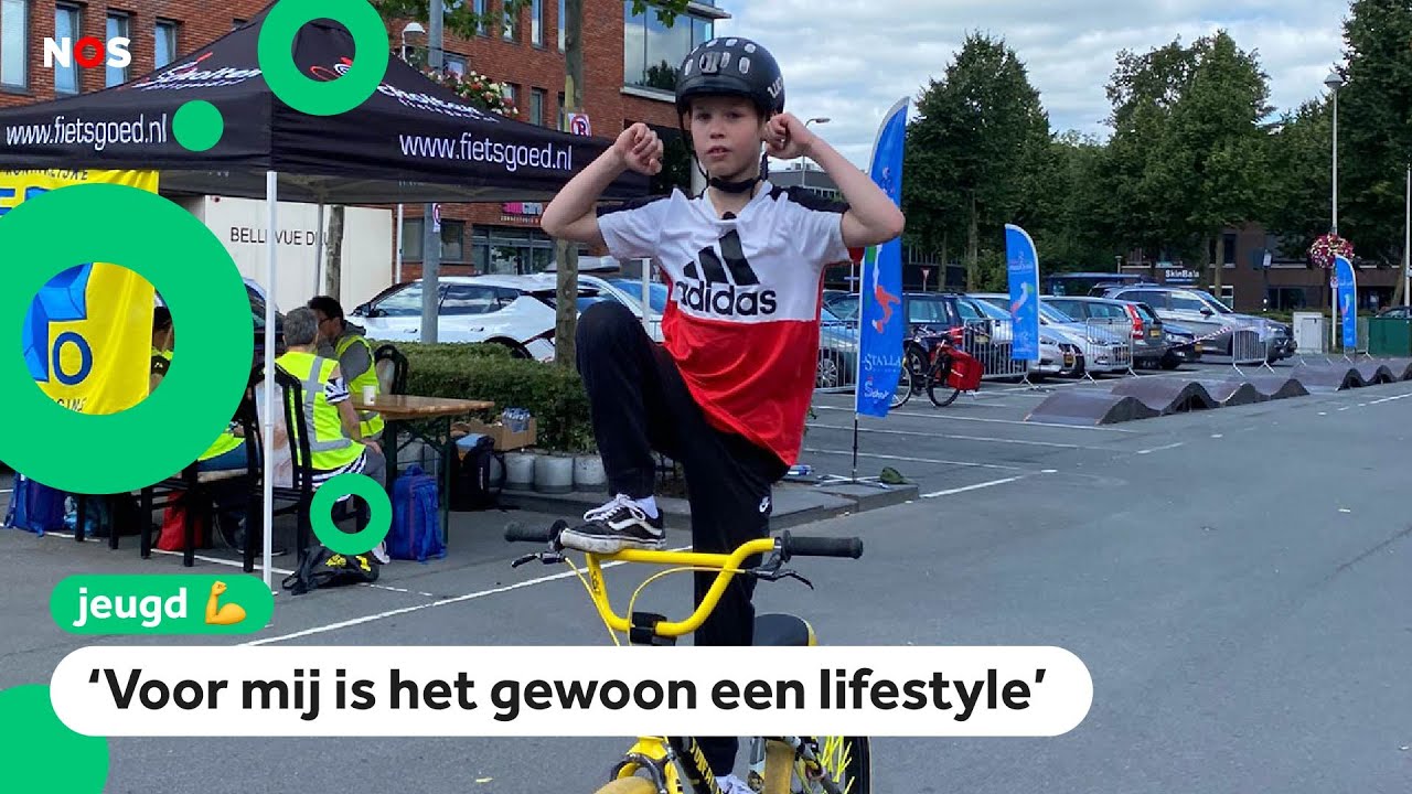Luuk (10) organiseert een 'swerve battle'