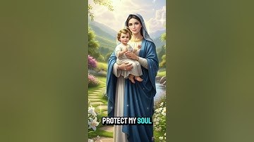 🙏 POWERFUL NIGHT PRAYER TO MARY: “UNDER YOUR MANTLE” (15 SECONDS)