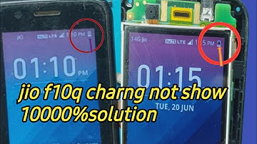 jio f10q charng not show 10000% solution ||Jio f10q charng problem