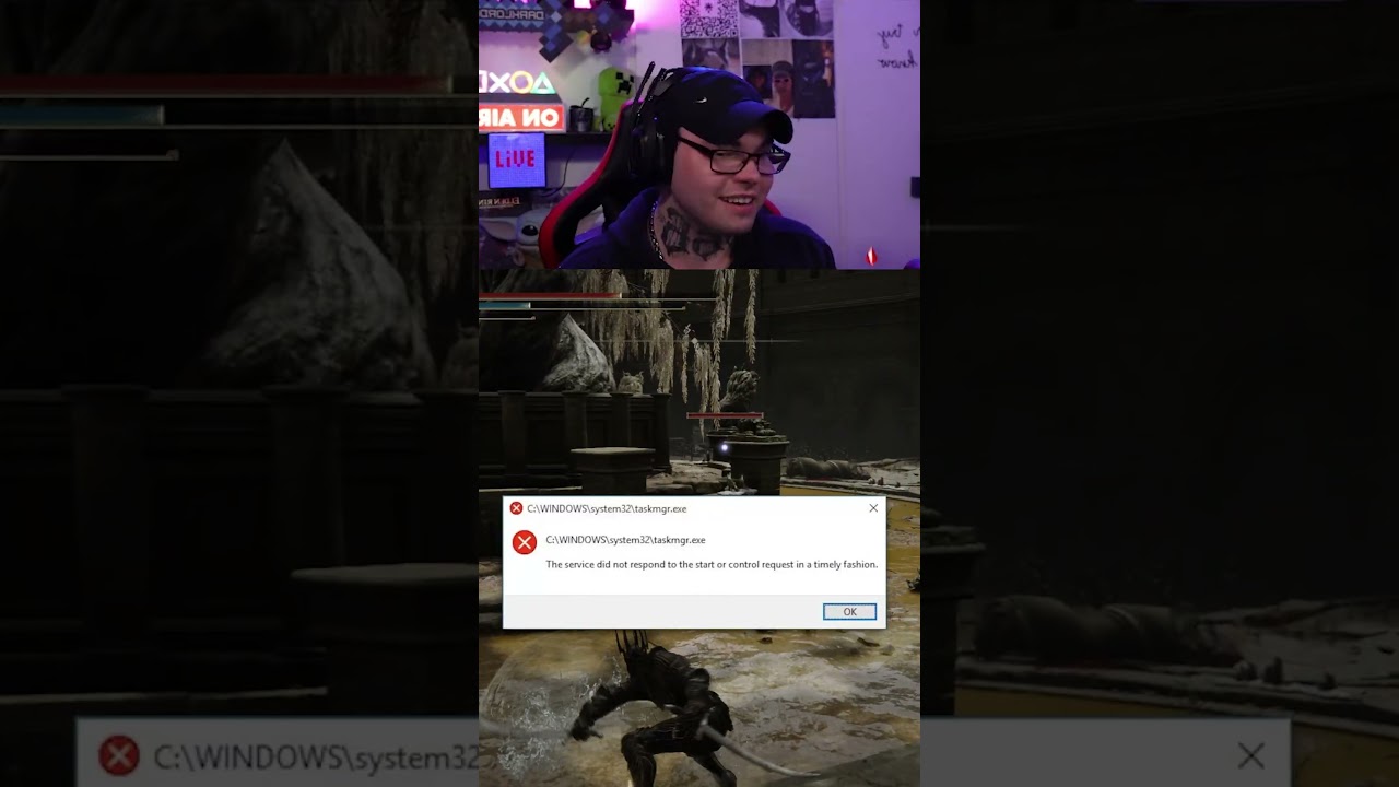 Ich sehe nichts… und gewinne trotzdem 😤 #shorts #eldenring #gaming #twitch #reaction