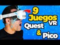 9 Nuevos juegos VR para Meta Quest y Pico 4
