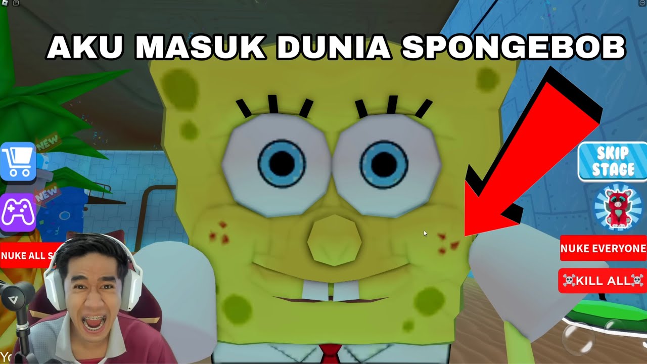 AKU MASUK DUNIA SPONGEBOB 😂 RAHSIA KRABBY PATTY HEHEHE!