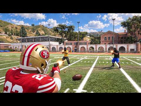The OPS showed up TO MY FOOTBALL GAME in GTA 5 RP!