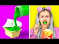 SCHOOL SUPPLY HACKS TO SNEAK FOOD! || Funny School Hacks by 123 Go! Live