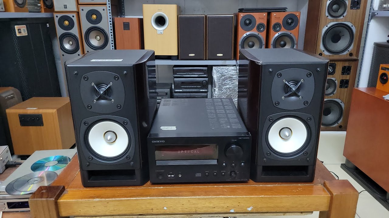 Ghép amply onkyo cr n755 với loa onkyo d 112ext theo yêu cầu lh