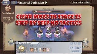 CLEAR MOBS STAGE 25 UNIVERSAL DERIVATION - STEP BY STEP  [Sword of Convallaria]