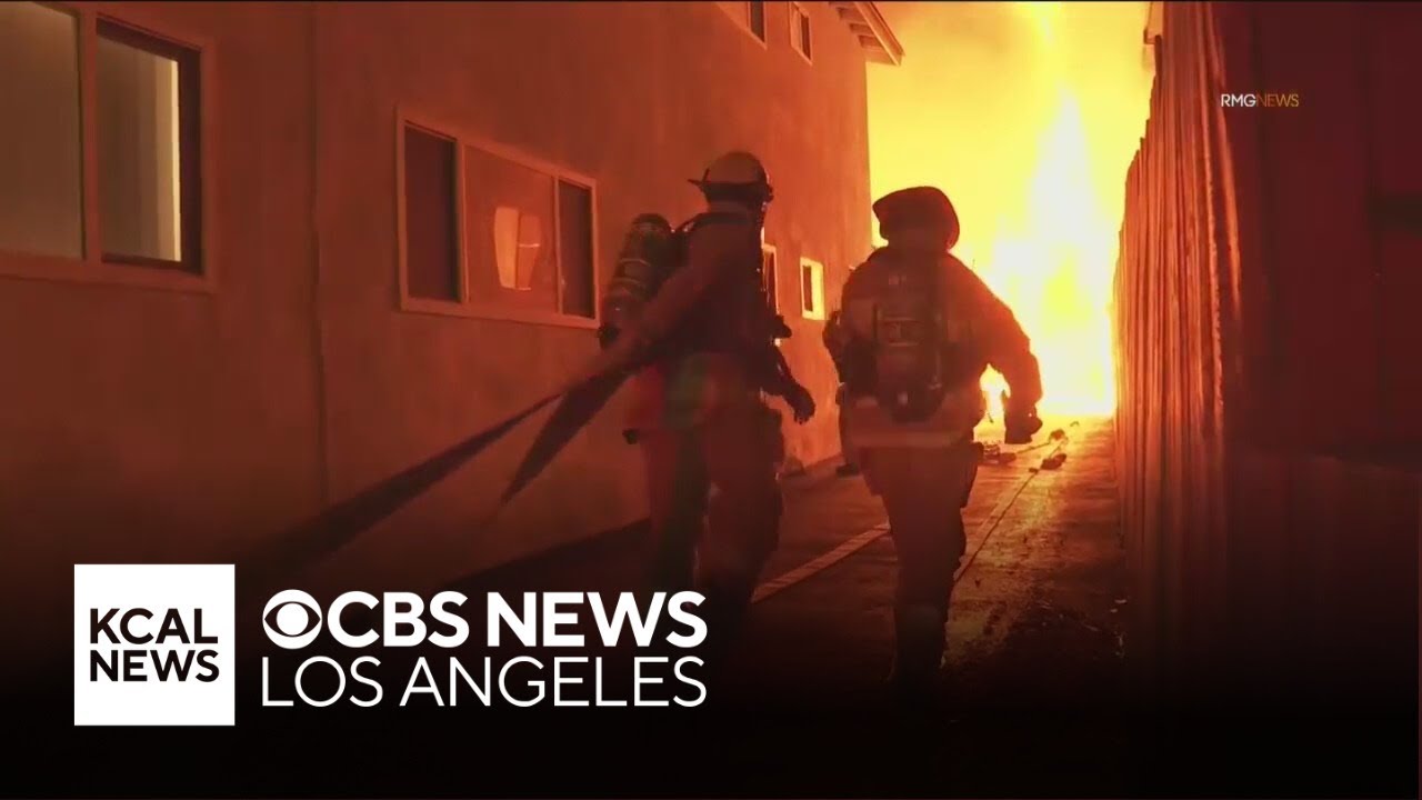 Series of fires in Sherman Oak sparks arson investigation - YouTube