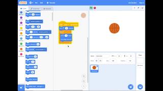 Scratch 3: How to bounce a ball Scratch 3 screenshot 1