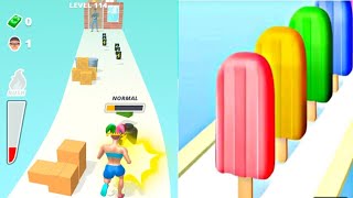 TWERK RACE 3D VS POPSICLE STACK😁😁 WALKTHROUGH ALL NEW NEW MAX UPDATE GAMEPLAY VIDEO TIKTOK QX1058