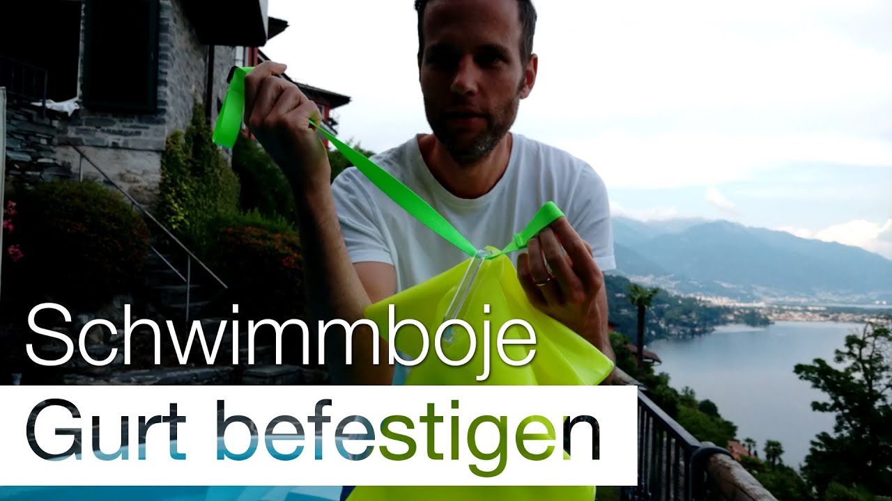 LimitlessXme Schwimmboje - Gurt befestigen