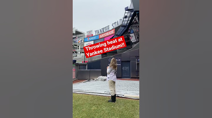 First Pitch at Yankee Stadium #MLB