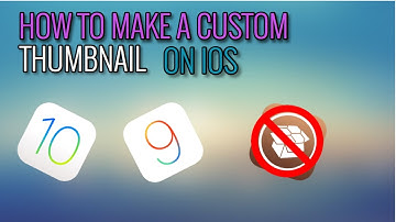 How to make a free custom youtube thumbnail without computer or jailbreak