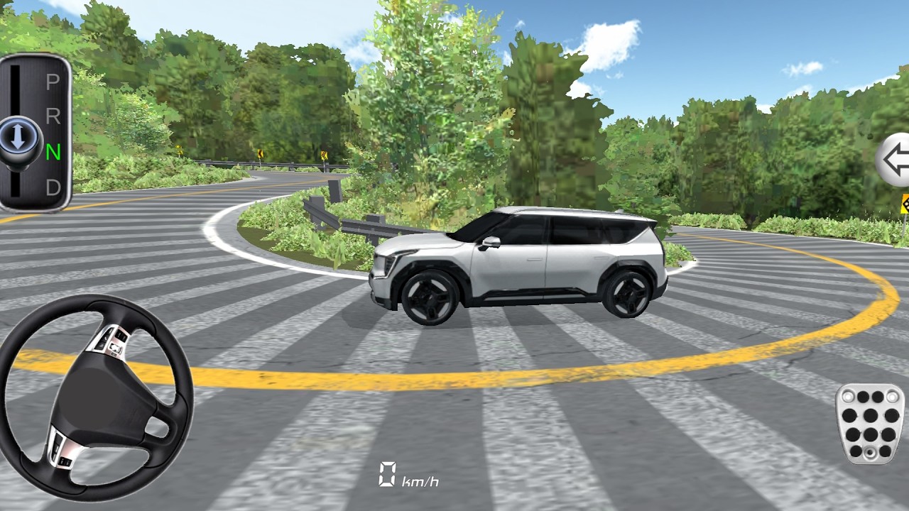 New Kia EV9 EV SUV Narrow Mountain Road Driving - 3D Driving Class 2026
