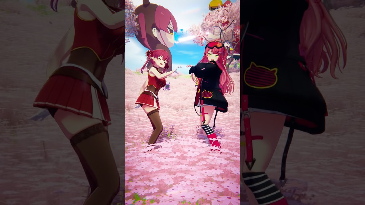 マリンたんと #ファッションビート クマリン🆚みこだにぇー⁉️