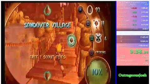 Jak and Daxter Any% Speedrun in 1:00:00