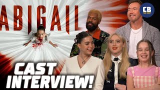 Abigail Cast Talks Their Favorite Flavor Of Blood & MCU Returns!  Abigail Cast Interview!