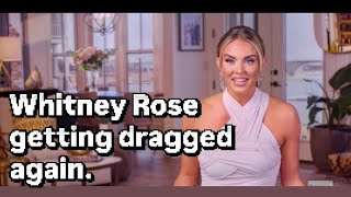 Whitney Rose getting dragged again. 