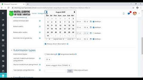 Irwan Benawan Tutorial Moodle Guru Menambahkan Penugasan#Part4