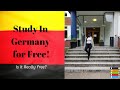 Free Education in Germany! Is it Really Free?