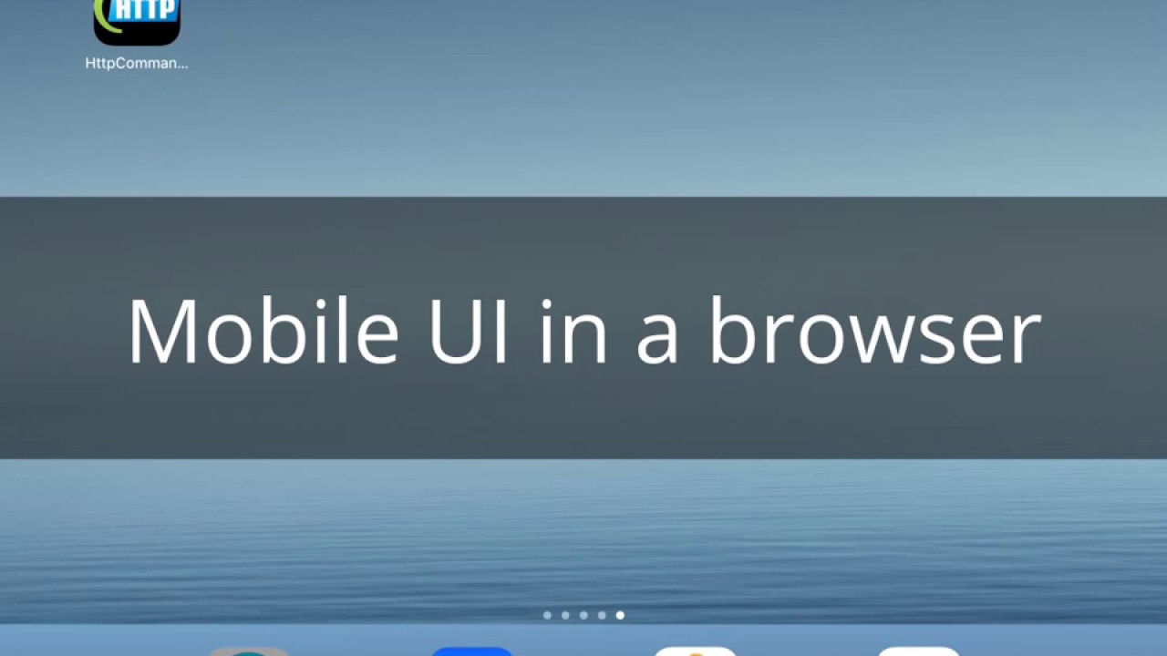 HTTP Commander IOS app and mobile UI on IPad - YouTube