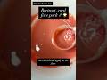 Glowing Skin Face Pack Beetroot + Curd #beauty #shorts #viral #beautytips#fyp #skincare #yt #skin
