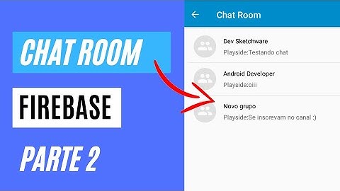 Sketchware - sala de bate papo usando firebase e json (Final)
