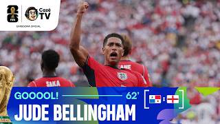 GOL DE JUDE BELLINGHAM! INGLATERRA ABRE O PLACAR CONTRA O PANAMÁ EM COBRANÇA DE ESCANTEIO
