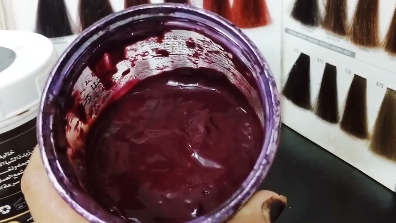 تثبيت اللون الاحمر للشعر