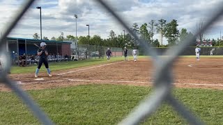 Hanover softball strikes first against Cosby in the second inning