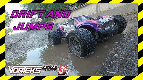 ARRMA Vortex 3s Blx Drift and Jumps, Slow Motion Show ( DRRC Stunt )