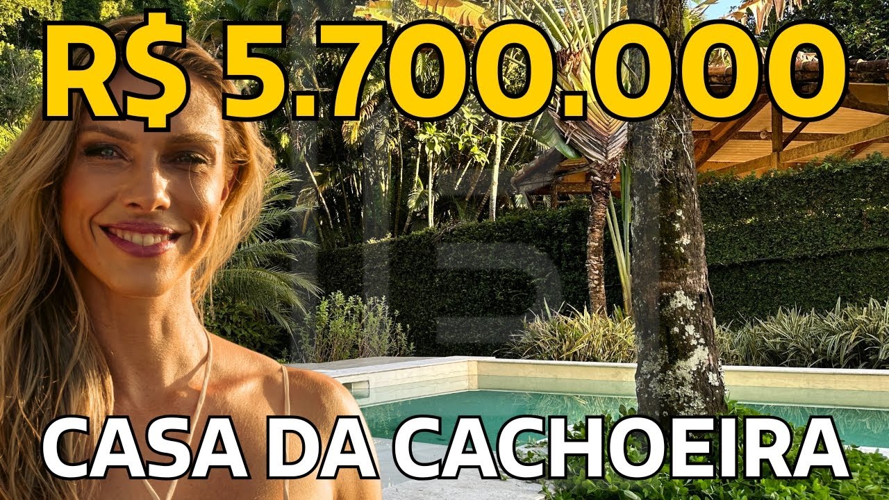 Casa da Cachoeira à Venda e Temporada 06 Quartos Itanhangá Rio de Janeiro #RJ167