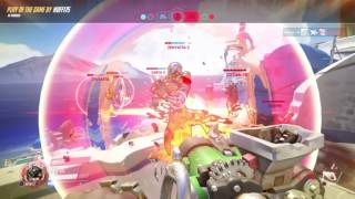 Overwatch team killed by my Roadhog ultimate!