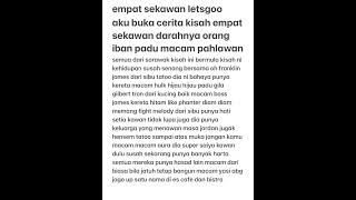 empat sekawan lyric version karaoke