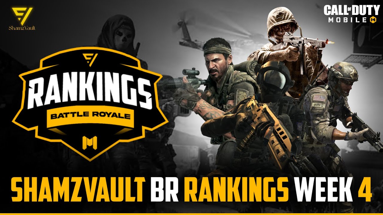 ShamzVault: BR Rankings Week 4 Day 2 | Call of Duty Mobile # ...