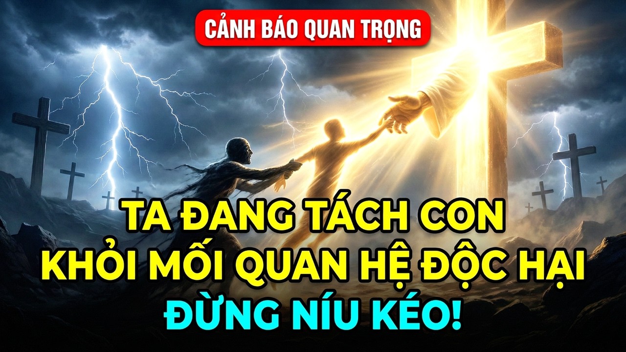✝️TA ĐANG TÁCH CON KHỎI MỐI QUAN HỆ ĐỘC HẠI, ĐỪNG NÍU KÉO | Lời Chúa Mỗi Ngày Chữa Lành