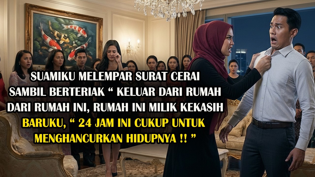 AKU DIUSIR SUAMI DEMI GUNDIKNYA !! 24 JAM CUKUP UNTUK HANCURKAN HIDUPNYA #drama #novelromantis