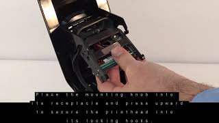 How to Replace the Printhead in a Zebra ZC Series ID Card Printer