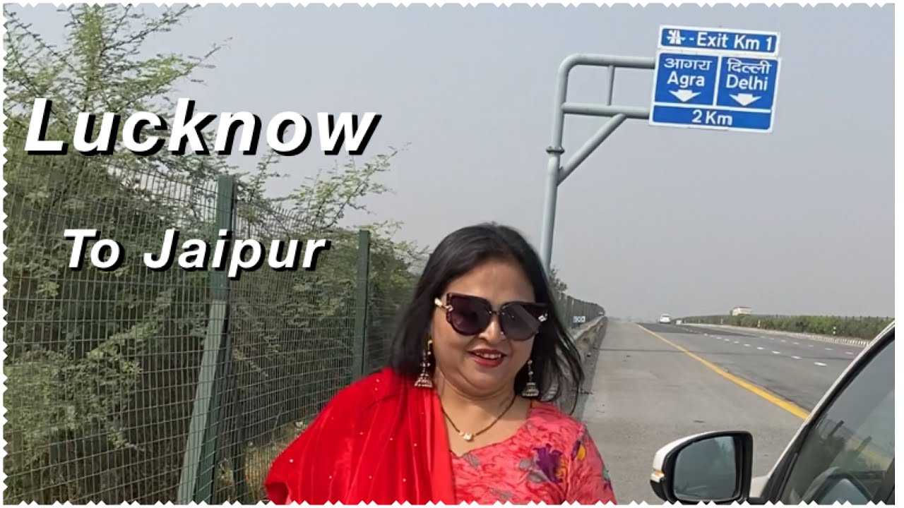 Lucknow to Jaipur 🛣️|| 12 hours drive😱|| Itni lambi drive karke pahuche JAIPUR || Kahkashan Anjum ||